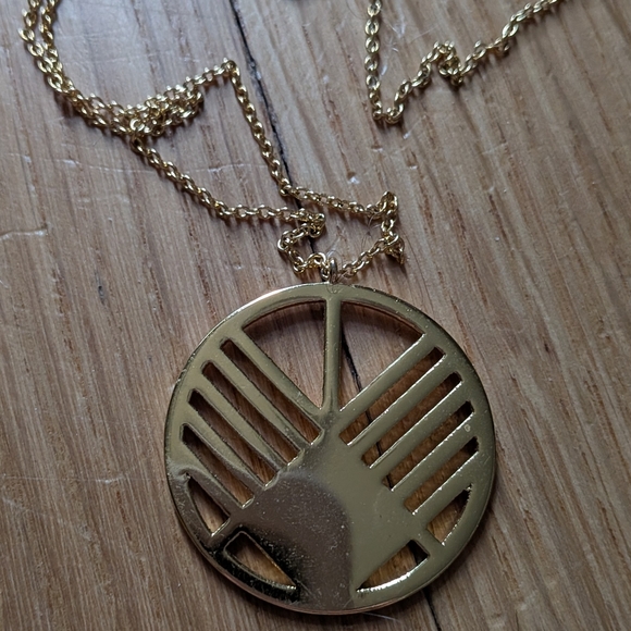 Gorjana Gold Geometric Necklace - Picture 1 of 5